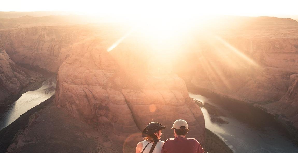 couple hiking