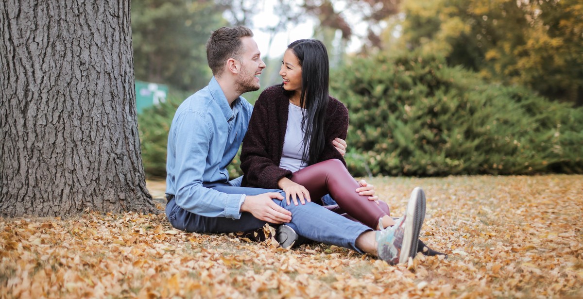 couple talking