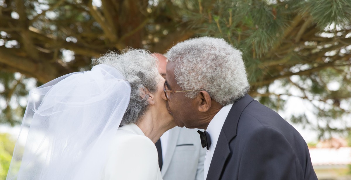 bride and groom on wedding day