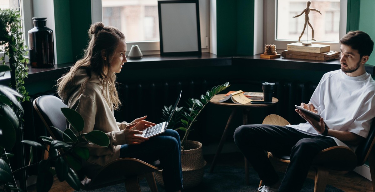 couple communicating