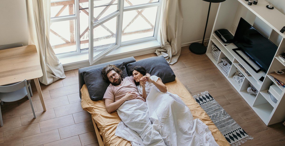 couple in bed