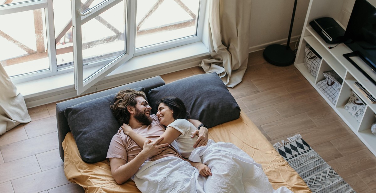 couple in bed