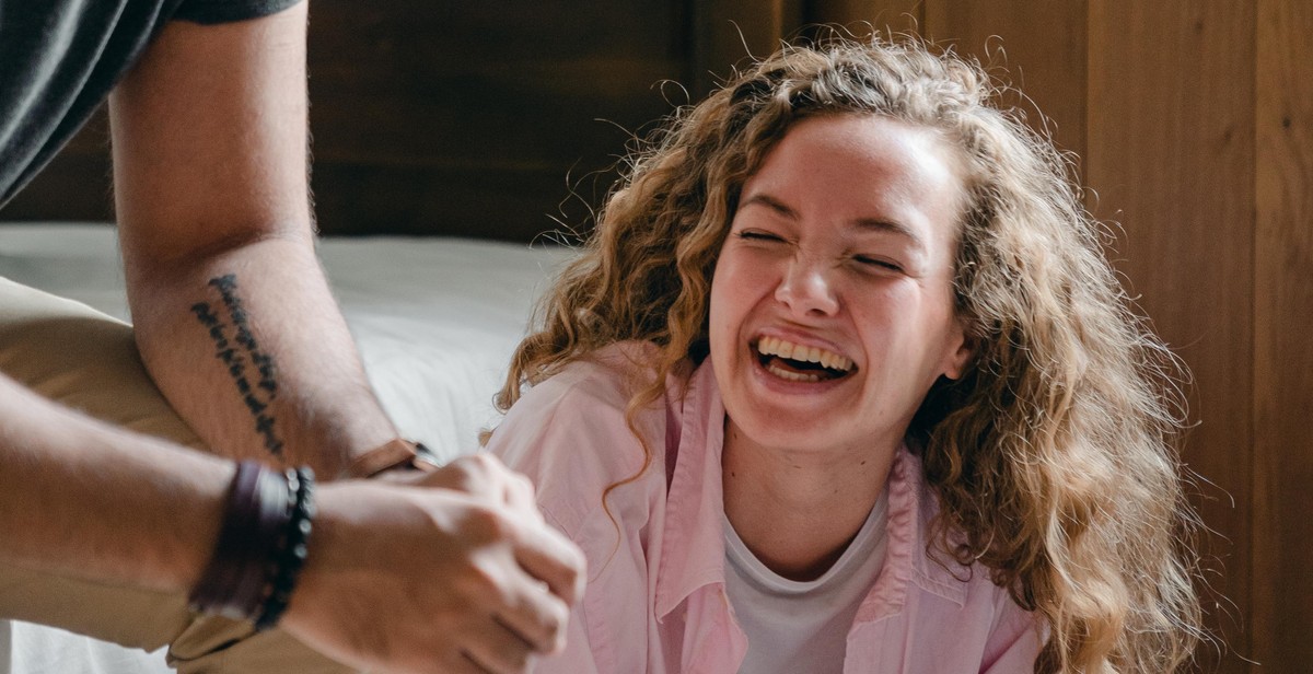 couple trying new things in bed